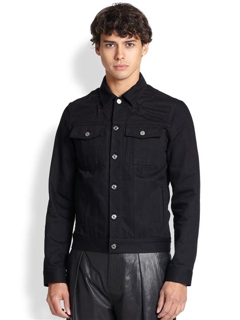 givenchy jackets men's|black givenchy jean jacket men.